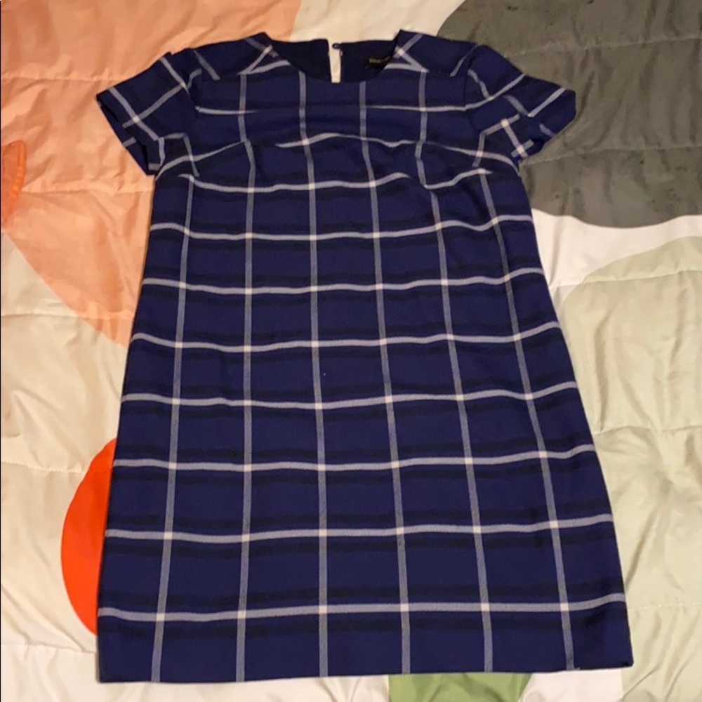 Cute plaid banana republic dress💙